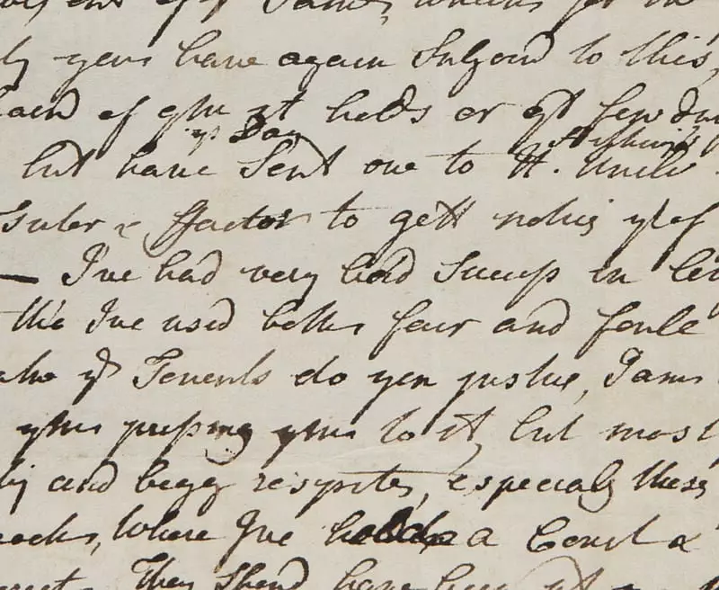 Excerpt of a Boswell letter