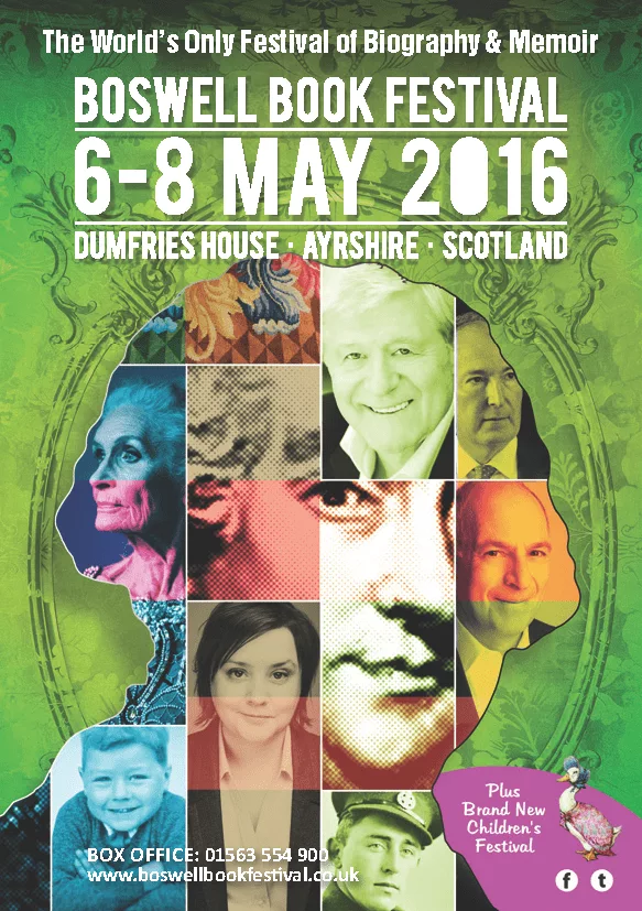 Boswell Book Festival 2016 Programme Cover